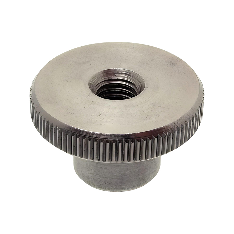 DIN 466 M8 Corrugated Nuts, Steel, Zinc