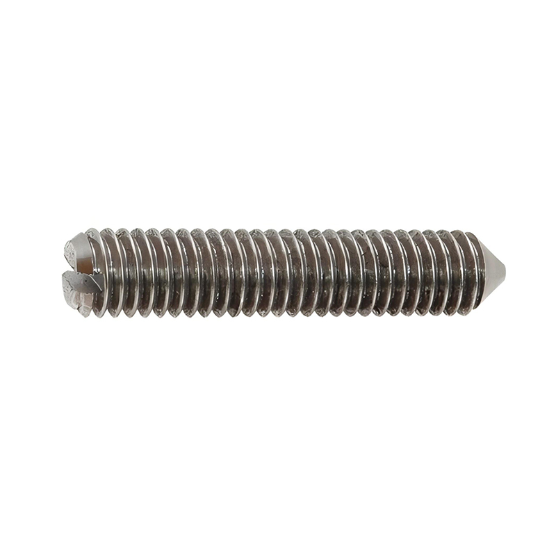 DIN 553 M3* 6 Position Lock Screw, Straight Spline, Acute Angle, Steel