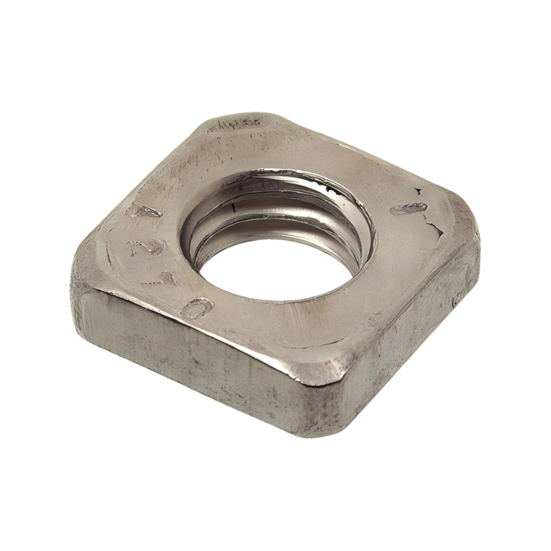  DIN 562 M3 Low Square Nut, Steel, Zinc
