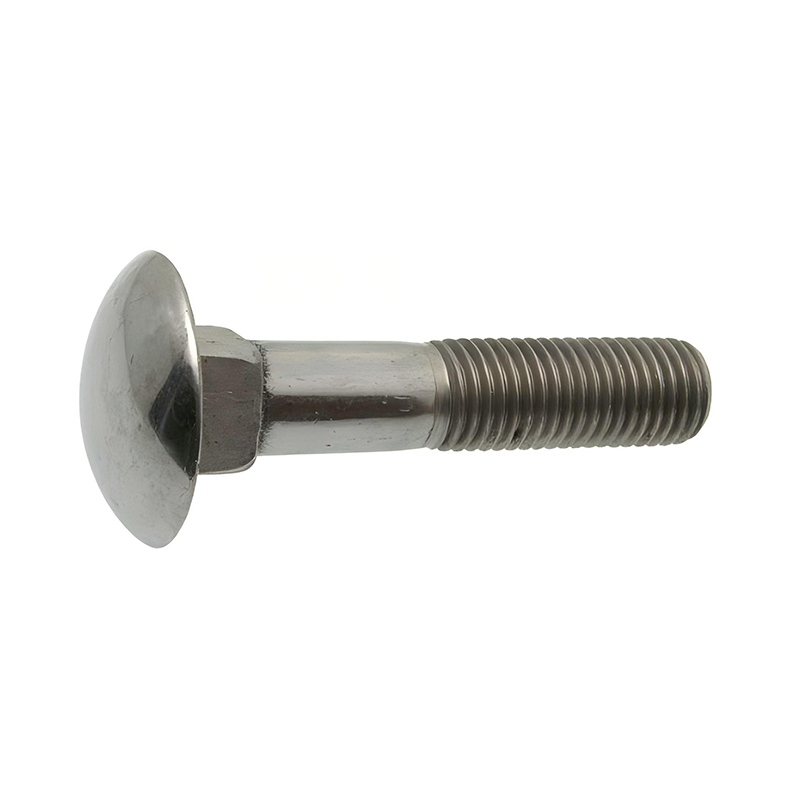 DIN 603 M6* 60 Furniture Bolts, Low Half Round, Steel 4.6, Zinc