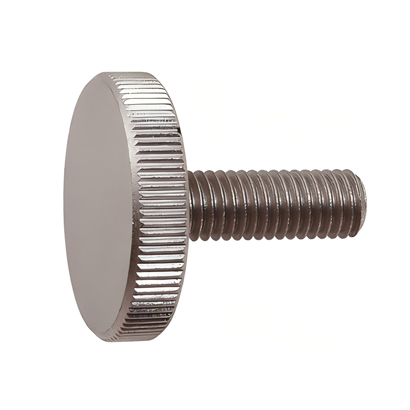  DIN 653 6*30 Knurled Clamping Screw, Low Head, Stainless Steel A1