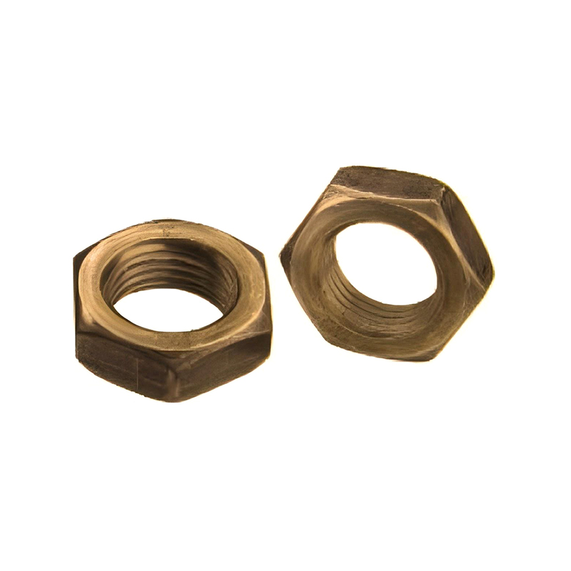 DIN 936 M16 Nut Low, Hexagonal, Steel, Zinc 