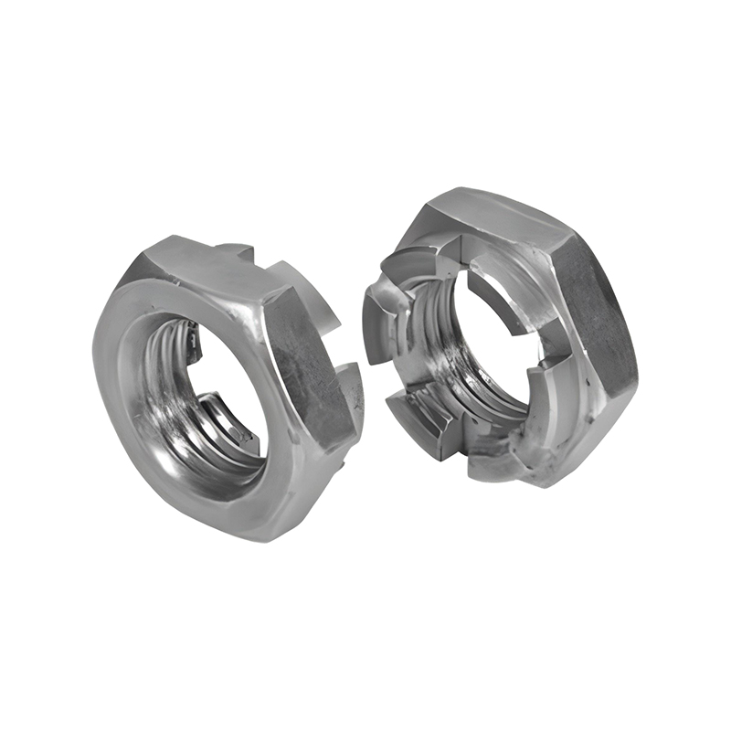  DIN 937 Nut M22* 1.5 Crown Low Pressure, Steel